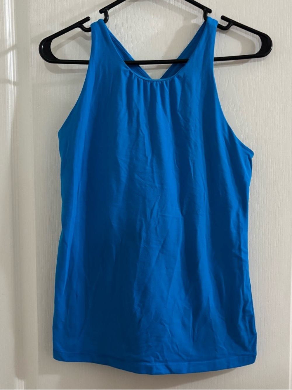 Lucy Bright Blue Athletic Tank Top